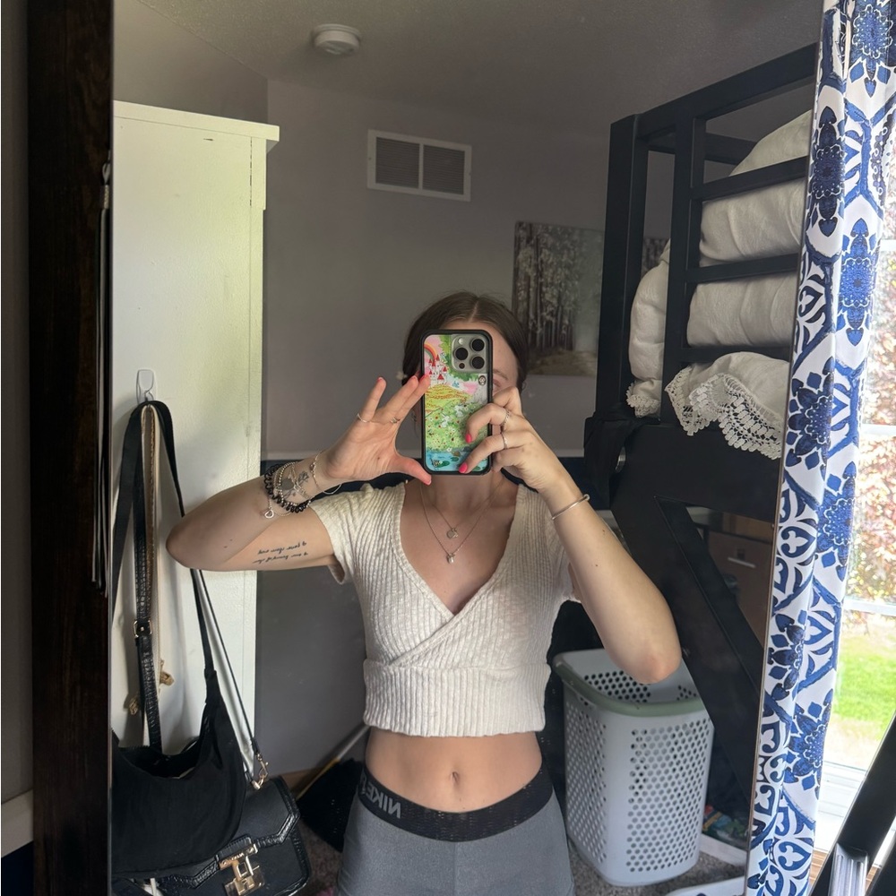 Urban Outfitters Beige Knit Top